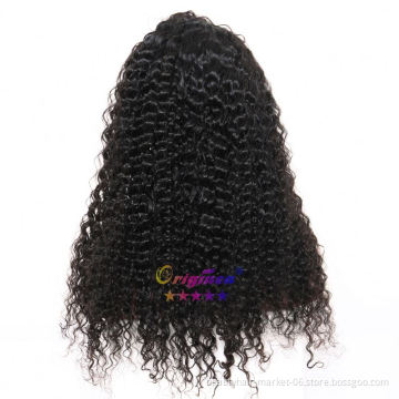 Natural Korean Double Drawn Raw Indian Virgin Cuticle Aligned Hair Extension Wig For Black Women Human Hair 360 Lace Front Wig